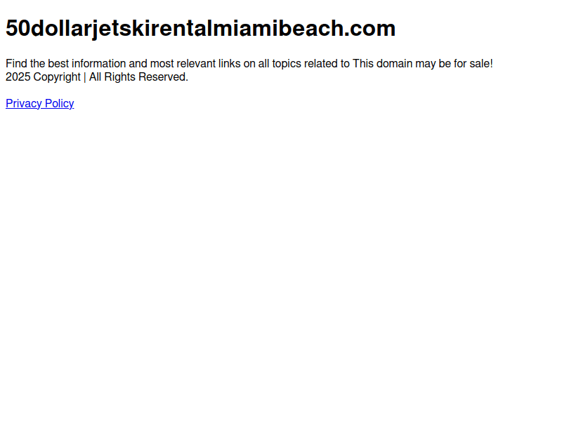 50dollarjetskirentalmiamibeach