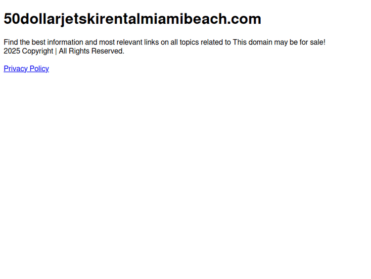 50dollarjetskirentalmiamibeach