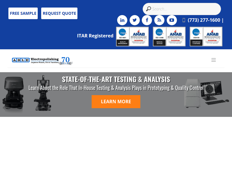 Ableelectropolishing