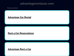 Advantagerentacar