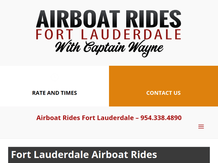 Airboatridesfortlauderdale