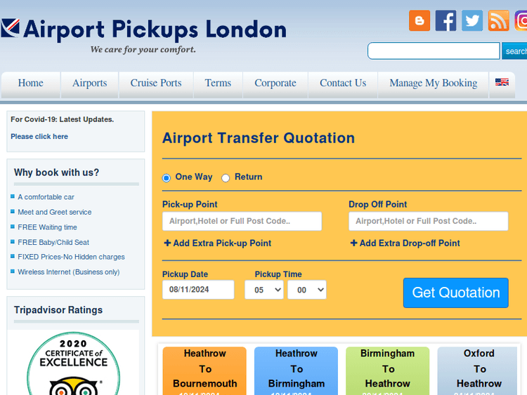 Airport-pickups-london