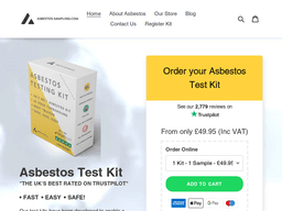 Asbestos-sampling