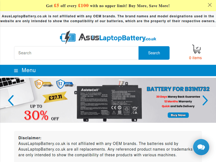 Asuslaptopbattery