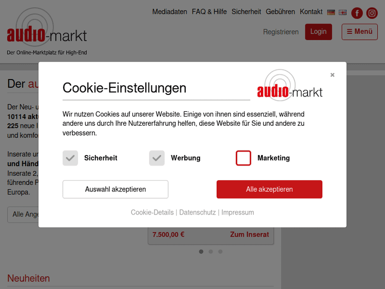 Audio-markt