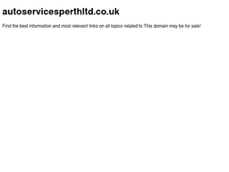 Autoservicesperthltd