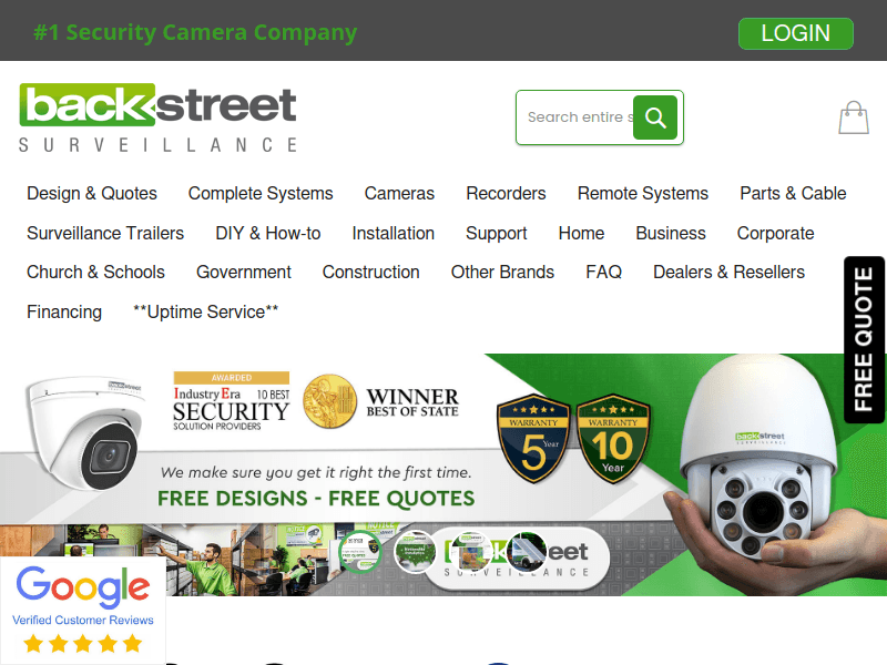 Backstreet-surveillance