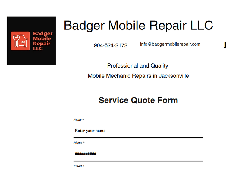 Badgermobilerepair