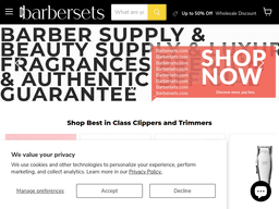 Barbersets