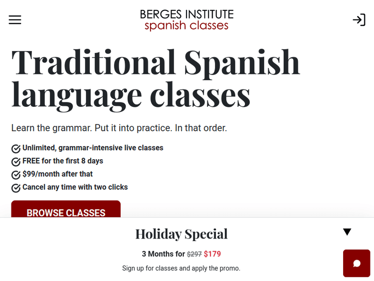 Bergesinstitutespanish