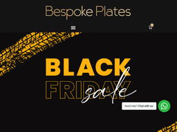 Bespoke-plates