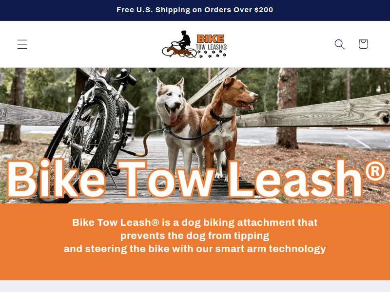 Biketowleash
