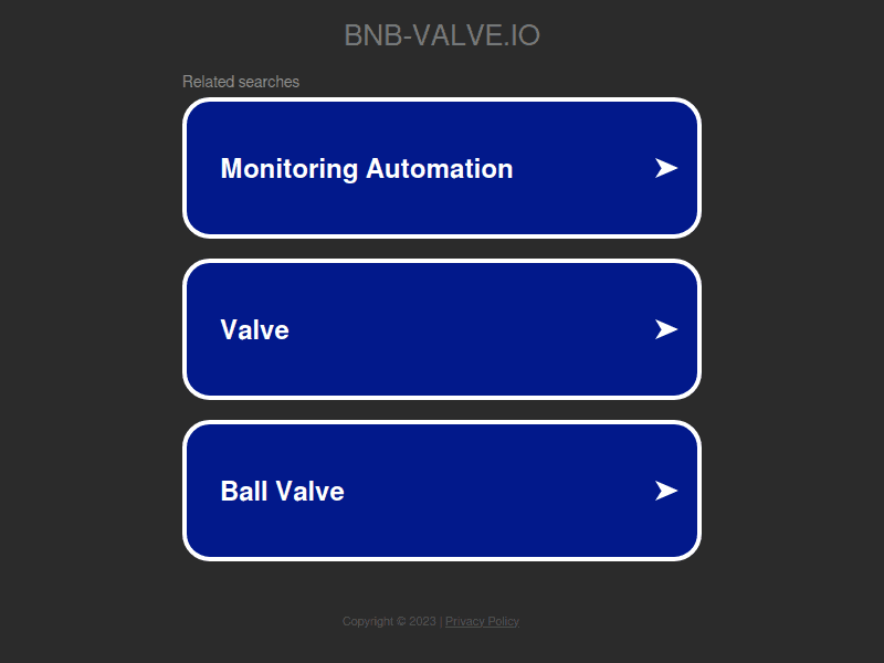 Bnb-valve
