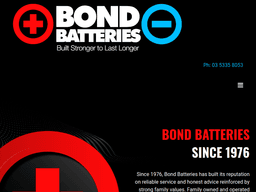 Bondbatteries