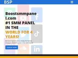 Boostsmmpanel