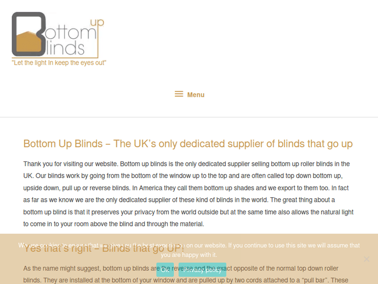 Bottomupblinds