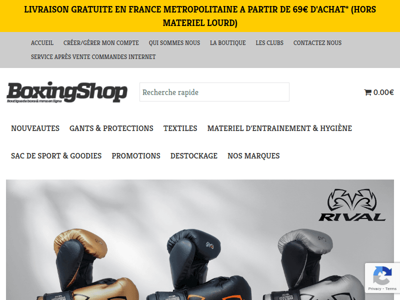 Boxing-shop