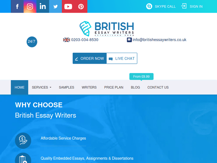Britishessaywriters