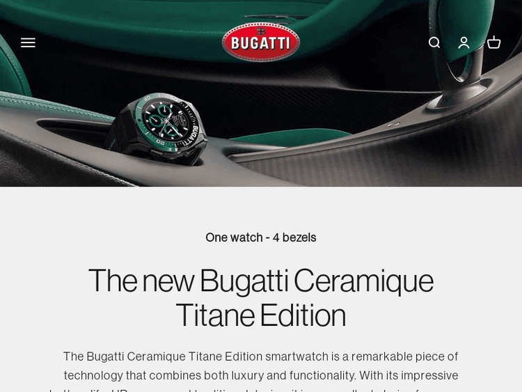 Bugatti-smartwatches