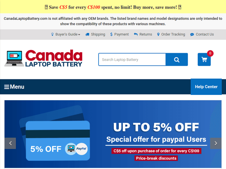 Canadalaptopbattery