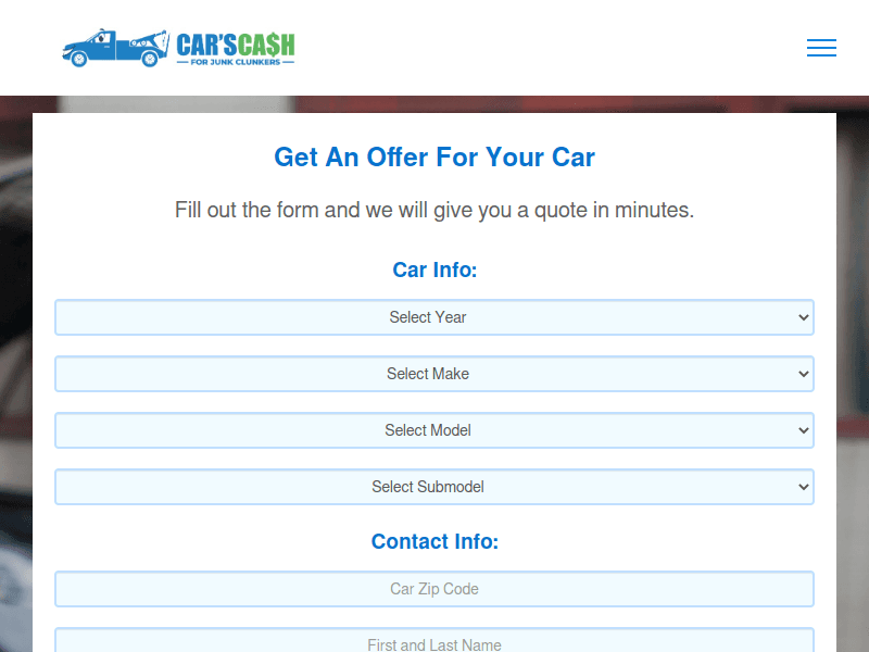 Carscashforjunkclunkersdavenportia