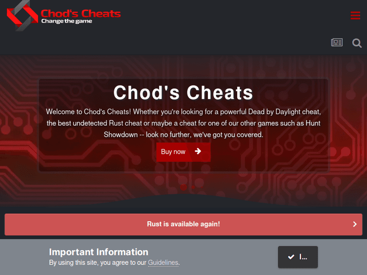 Chods-cheats