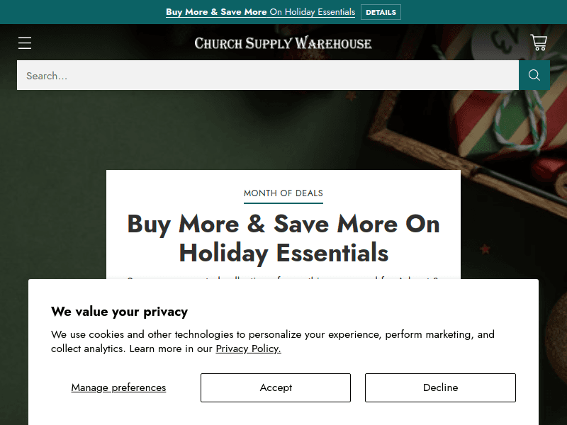 Churchsupplywarehouse