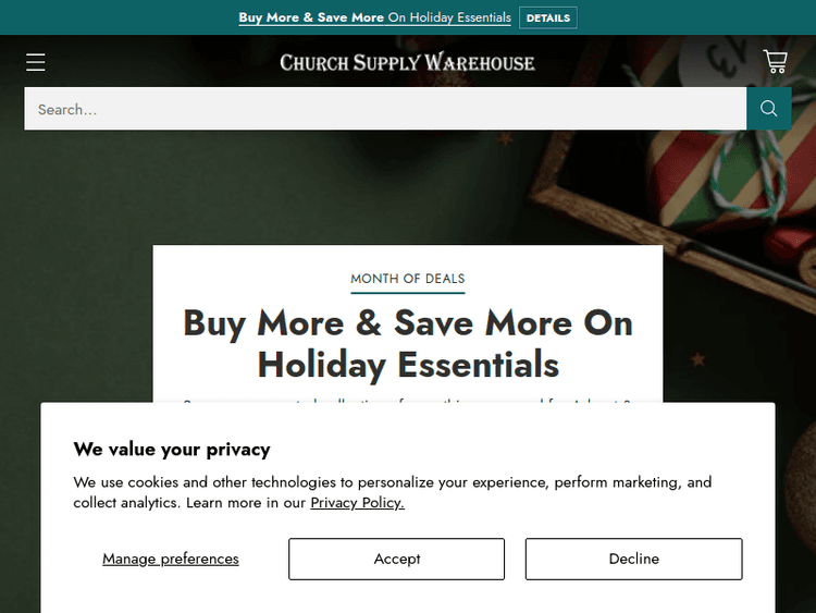 Churchsupplywarehouse