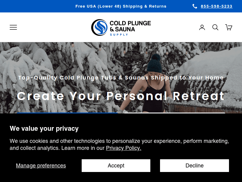 Coldplungesaunasupply