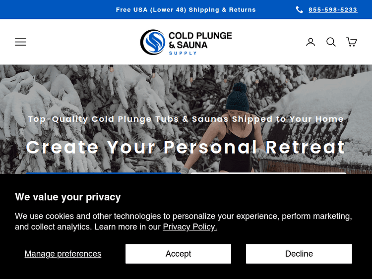 Coldplungesaunasupply