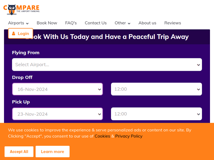 Comparetheairportparking