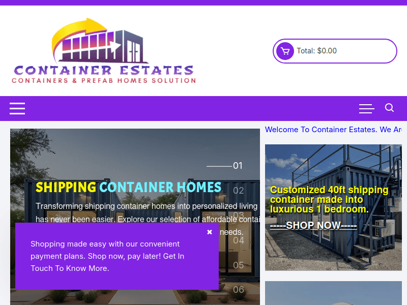 Containerestates