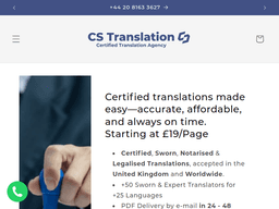 Cs-translation