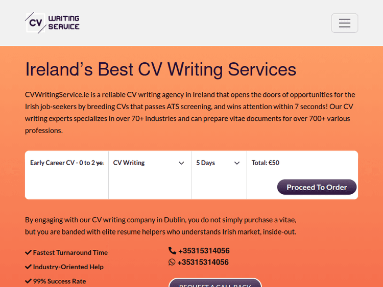 Cvwritingservice