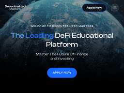 Decentralizedmasters