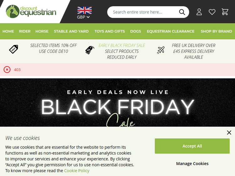 Discount-equestrian