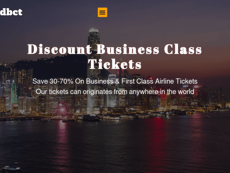 Discountbusinessclasstickets