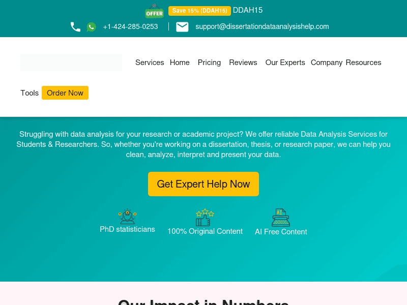 Dissertationdataanalysishelp