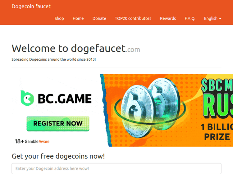 Dogefaucet