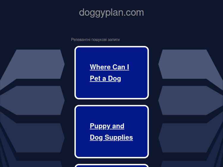 Doggyplan