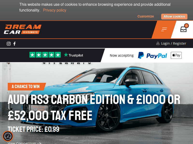 Dreamcargiveaways