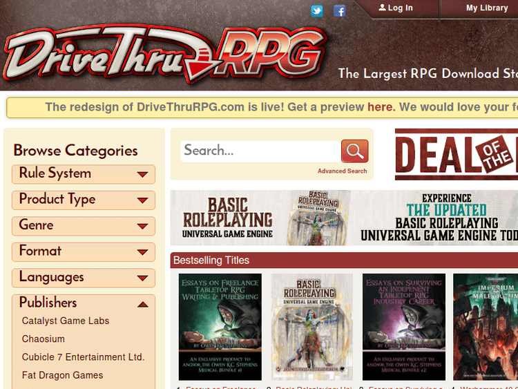 Drivethrurpg