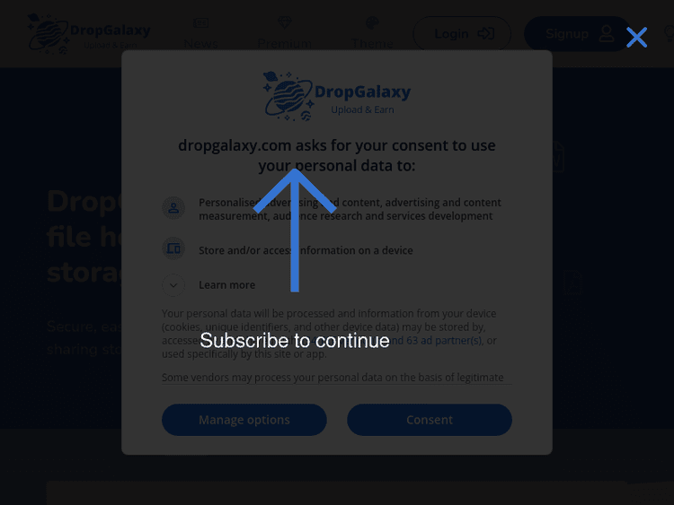 Dropgalaxy