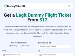 Dummyticket247