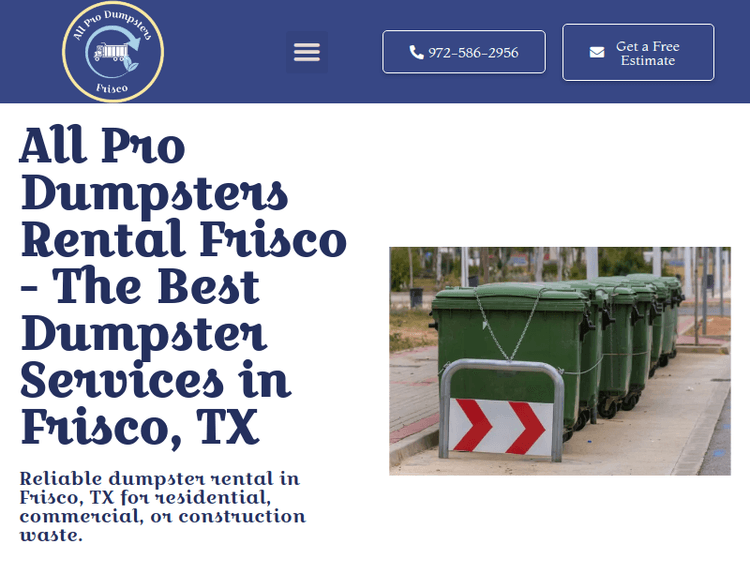 Dumpsterrentalfriscotx