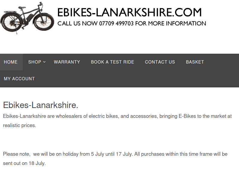 Ebikes-lanarkshire