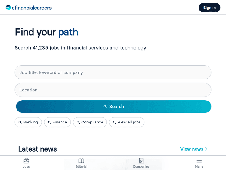 Efinancialcareers