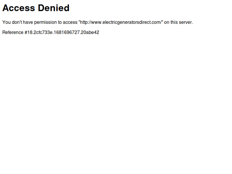 Electricgeneratorsdirect