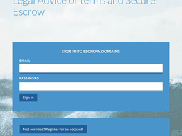 Escrowdomains