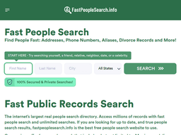 Fastpeoplesearch